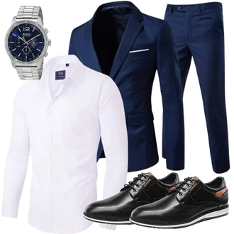 Outfit mit Rosa/Fliederfarben siliteelon "Business Outfit"