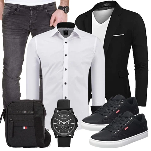Weiß Accessoire J'S FASHION kombinieren