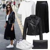 Elegantne plisirane suknje outfiti image