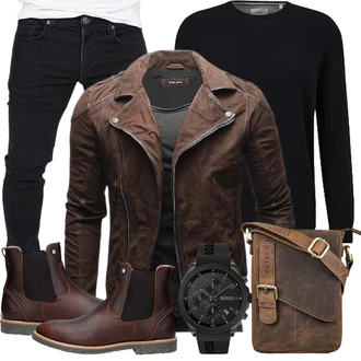 Winter Outfits Moderne mit Unkategorisiert ROYALZ "Casual Outfit"Look: Boyfriend, Classic, Moderne, Vintage, Stil, Indoor
