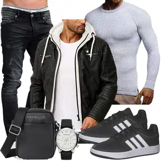 Outfit mit Uhr Emporio Armani "Casual Outfit"