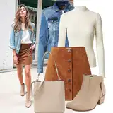 Móda pro plnoštíhlé džínové bundy outfity image