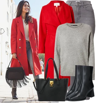 Outfit s Černá Business Bota/Lodička s vysokým nártem/Kozačka Na Podpatku/Sandál Na Podpatku/Lodička Nízký Podpatek/Peeptoe/Špičatá Kozačka/Podpatek na klínku Vagabond Shoemakers "Lehký outfit"