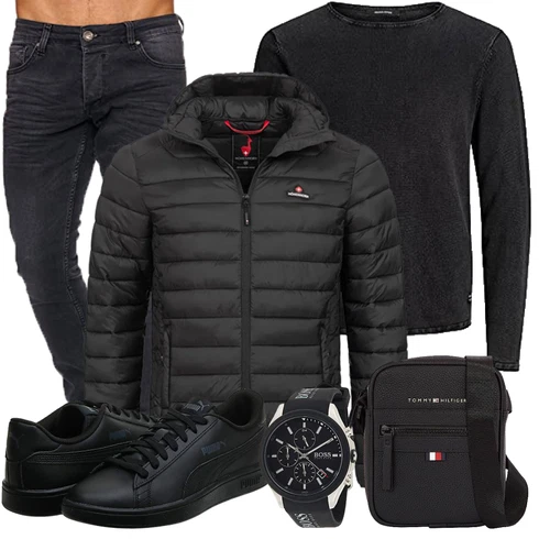 Schwarz/Blau Puma kombinieren