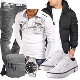 Puffer Jacken Outfits image