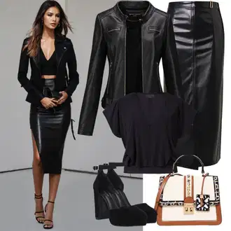 Black Outfits Seksi mit Črna Majica s kratkimi rokavi/Obrezana majica/Majica za trening/Tiskana majica/Pletena majica/Beseda na majici/Lepa Majica/Majica Armani Exchange "Eleganten videz za Devico"Look: Priložnostne, Privlačna, Seksi, Techno