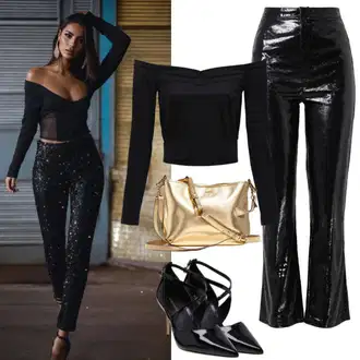 Outfity na Nový rok "Elegantní Vzhled pro Pannu"
