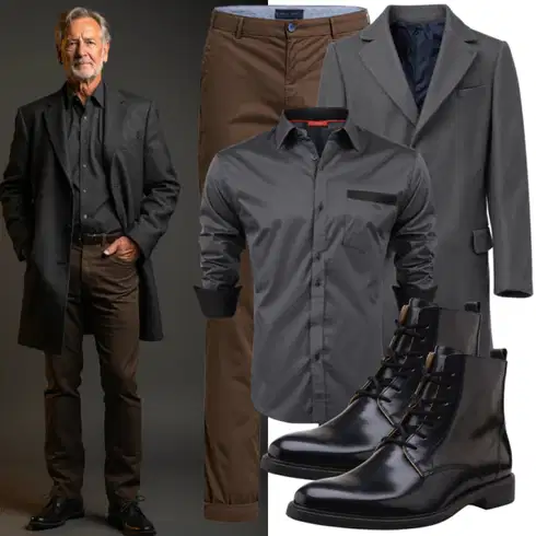 Schwarz SchnürStiefelette/SpringerStiefel/Flache Stiefelette/Klassischer Stiefel/Lammfell Stiefel/Leder Stiefelette/Schnürschuh Tommy Hilfiger kombinieren