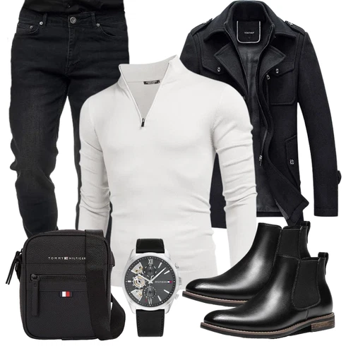 Blau Overall/Wintermantel/Winter Parka YOUTHUP kombinieren mit Blau Overall/Wintermantel/Jacke Winter Parka YOUTHUP