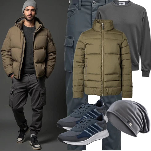 Hausschuh Skechers kombinieren