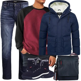 Rundhals Outfit mit Dunkelrot/Bordeaux Women's Fleece Sweatshirts/Damen Pullover/Sport Sweatshirt Meilicloth "Herbst Outfits"