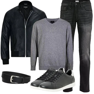 Biker Outfit "Herbst Outfits"