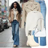 Outfity s krémovými kozačkami image