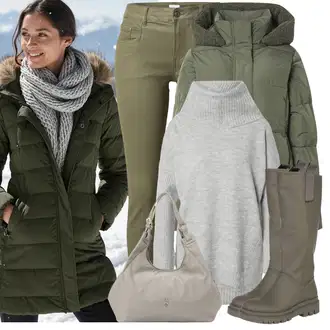 Outfity pro dešťové počasí "Vánoční outfit"