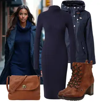Outfity pro dešťové počasí "Stylový Podzimní Outfit"