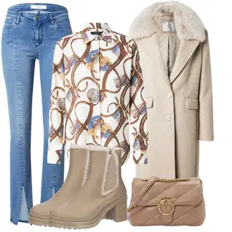 outfit "Jesenska obleka za prosti"
