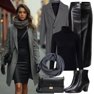 Black Outfits Estetski mit Bež/Khaki/Rjava/Siva/Bela/Svetlo modra Lahki Plašč/Pleten Plašč iz Flisa/Oversize Plašč/Plašč iz Kašmirja/Poletni Plašč/Dolg plašč PATRIZIA PEPE "Moden videz za Devico"Look: Italijanska, Plemenita, Mehko, Priložnostne, Eleganten, Prevelik, Unisex, Pametno priložnostno, Estetski, Pisarna, Univerzitetni, Poslovna, Indoor