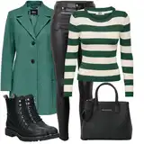 Zimní outfity s bojovými botami image