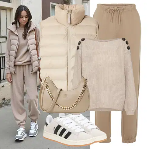 Kombinirajte Smeđa/Svjetlosiva/Siva/Bež/Krem/Bijela Sportska Obuća Tenisica za rukomet/Tenisica za tenis Adidas Originals