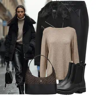 Lesk Outfit s Černá/Bílá/Oranžová/Zelená/Hnědá Kožená Kalhoty/Legíny Kožený Vzhled/Tregíny/Jeggings/Kožený Legíny/Kalhoty z Umělé Kůže/Skinny Kalhoty Only "Outfity na zimu"
