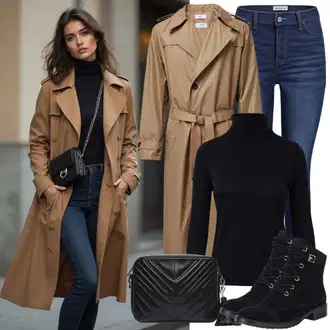 Kombinacije za zimu Maxi sa Crna Torba Za Preko Ramena/Torbica/Torbica/baguette vrećica/Mala Torbica/Torba preko ramena/Torba za rame Armani Exchange "Modni izgled za jesen"