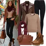 90-ih Kožne Jakne Outfiti image