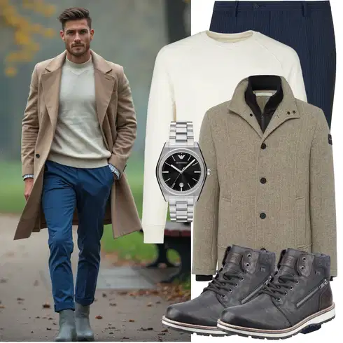 Gefütterte Stiefelette/Herren Lederschuhe/Winter Stiefelette/Stiefel Mit Reißverschluss/Winter Sneaker/Wattierte Stiefel/Wasserdichter Stiefel/Schnürstiefelette/Winter Stiefel/Klassischer Stiefel/Wasserfester Schuh/Schnürschuh Rieker kombinieren