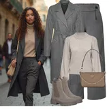 Outfity se šedou teplákovkou image