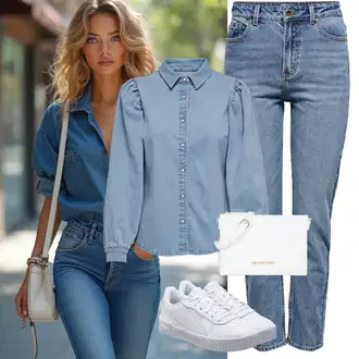 90-ich Skate Outfit sa Svjetloplava/Plava/Siva/Bijela Tanka Tenisica/Kožna Tenisica/Skate cipela/neformalna cipela/Ljetna Tenisica Puma "Jesenski Outfit"Look: 90-ich, Nerd, Steampunk, Sportski, Estetika, Skater, Hip Hop, S zakovicama, Skating, Aerobik, Tenis, Skate