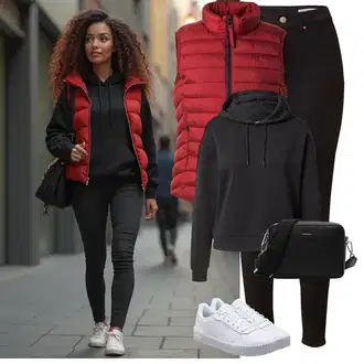 90-ich Skate Outfit sa Svjetloplava/Plava/Siva/Bijela Tanka Tenisica/Kožna Tenisica/Skate cipela/neformalna cipela/Ljetna Tenisica Puma "Odjeća za jesen"Look: 90-ich, Nerd, Steampunk, Sportski, Estetika, Skater, Hip Hop, S zakovicama, Skating, Aerobik, Tenis, Skate