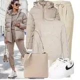 Bijele, Crne Tenisice Outfiti image