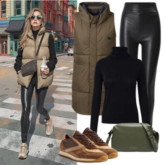 Outfity na tenis Karneval s Tyrkysový/Zelená Taška Přes Rameno/Bagetová taška/Pásková taška/Taška/Klasická Taška Přes Rameno/Malá Taška/Taška na telefon/Brašna/Sportovní Taška Přes Rameno Liebeskind Berlin "Podzimní Vzhled"Look: Malle, Bar, Karneval, Coachella, Koncert, Elektro, Den matek, Opera, Škola