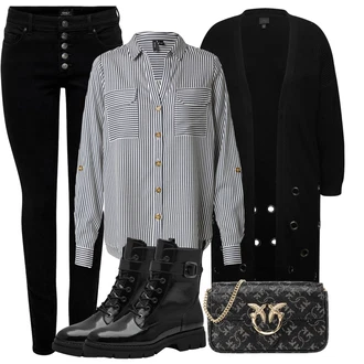 outfit mit Women's Uncategorized Ulla Popken "Popoln za jesen"