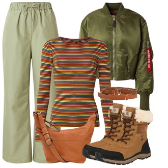 outfit mit Alpha Industries "Popoln za jesen"