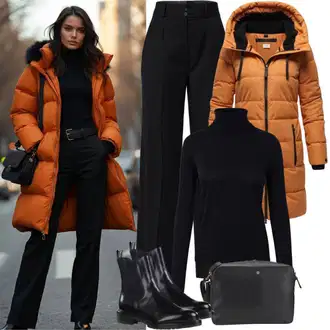Metal outfit mit Črna Gumijasti Gležnar/Usnjena Jakna/Chelsea Škornj GANT "Popolno za zimo"Look: Lak, Prevelik, Metal, Mokrega videza, Premij, Priložnostne, Delovna oblačila, Eleganten, Unisex, Modna
