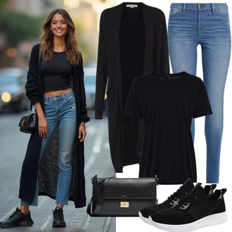 Outfiti Za Zabave mit Modra/Svetlo modra/Temno modra Kavbojke Visokega Pasu/Kavbojka z Nizkim Pasom/Ozke Kavbojke/Kavbojka z Nizkim Pasom/Push up Kavbojke/Zimska jakna/Moška Usnjena Jakna/Usnjene Čevlje/Usnjena Jakna Noisy may "Praktičen Videz"
