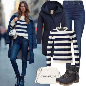 Ležerne kombinacije Ured sa Krem/Kaki/Smeđa Torba preko ramena/Pojasna torbica/Torba za rame/Mala Torbica/Torba za pisma Calvin Klein Jeans "Savršeno za zimu"Look: Boja, 90-ich, Ured, Disko, Retro, klasický, 80-te roky, 70-ich