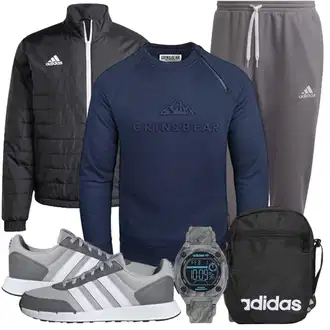 Sport Outfits Winter mit Hoodie Grin&Bear "Sport Outfit"