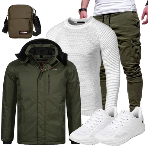 DunkelGrün/Grün SegelJacke/WachsJacke/Innenfutter Jacke/WanderJacke/FunktionsJacke/2in1 Jacke/OutdoorJacke/TrekkingJacke/Wasserdichte Jacke Höhenhorn kombinieren