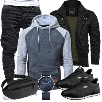 Mit Bauch Outfit mit FORETOY "Street Style Outfit"
