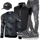 Outfits mit schwarzen Westen image
