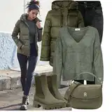 Outfity z džínu s kozačkami image