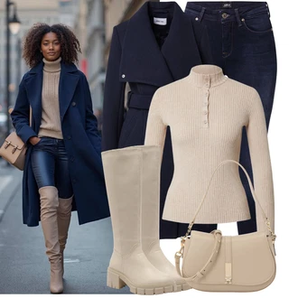Kombinacije od trapera sa Tommy Hilfiger "Zimski outfiti"