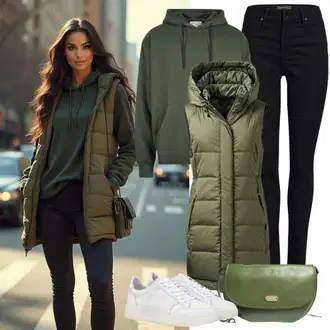 Kamuflaža outfit mit Temno zelena Pleten pulover s kapuco/Pulover s kapuco/Elegantni pulover s kapuco/Športni pulover/Vintage pulover s kapuco/Športni pulover s kapuco Adidas Originals "Zwilling"