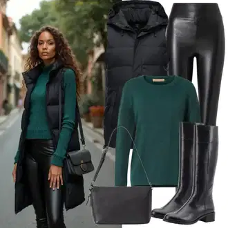 Kombinacije za zimu Maxi sa Crna Torba Za Preko Ramena/Torbica/Torbica/baguette vrećica/Mala Torbica/Torba preko ramena/Torba za rame Armani Exchange "Zwilling"