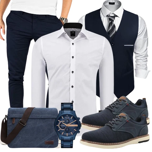 Weiß Accessoire J'S FASHION kombinieren