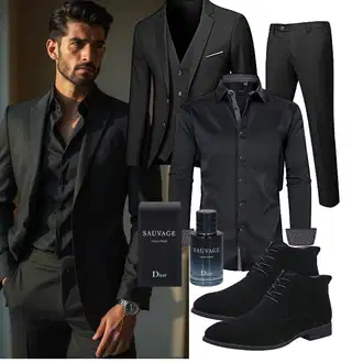 Business Outfits mit Schwarz/Dunkelgrau Generic "Business Outfit"