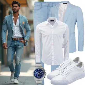 Party Outfits Elegant mit Silber/Grau Armbanduhr/Uhrenbatterie/Uhrwerkzeug/Uhrenarmband/Kettenuhr Emporio Armani "Business Outfit"Look: Classic, Elegant, Festlich, Techno, Edel, Stil, Vintage, Premium, Retro, Old Money, Mit Transparent, 80er