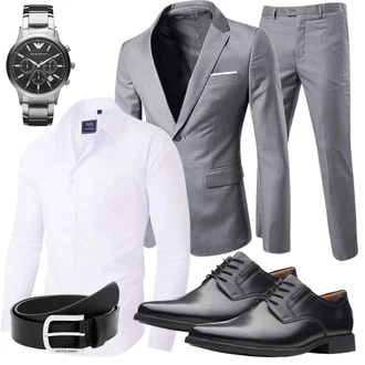 Outfit mit Rosa/Fliederfarben siliteelon "Business Outfit"