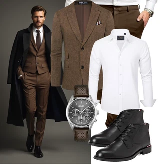 Fischgrät Outfit mit PJ PAUL JONES "Business Outfit"